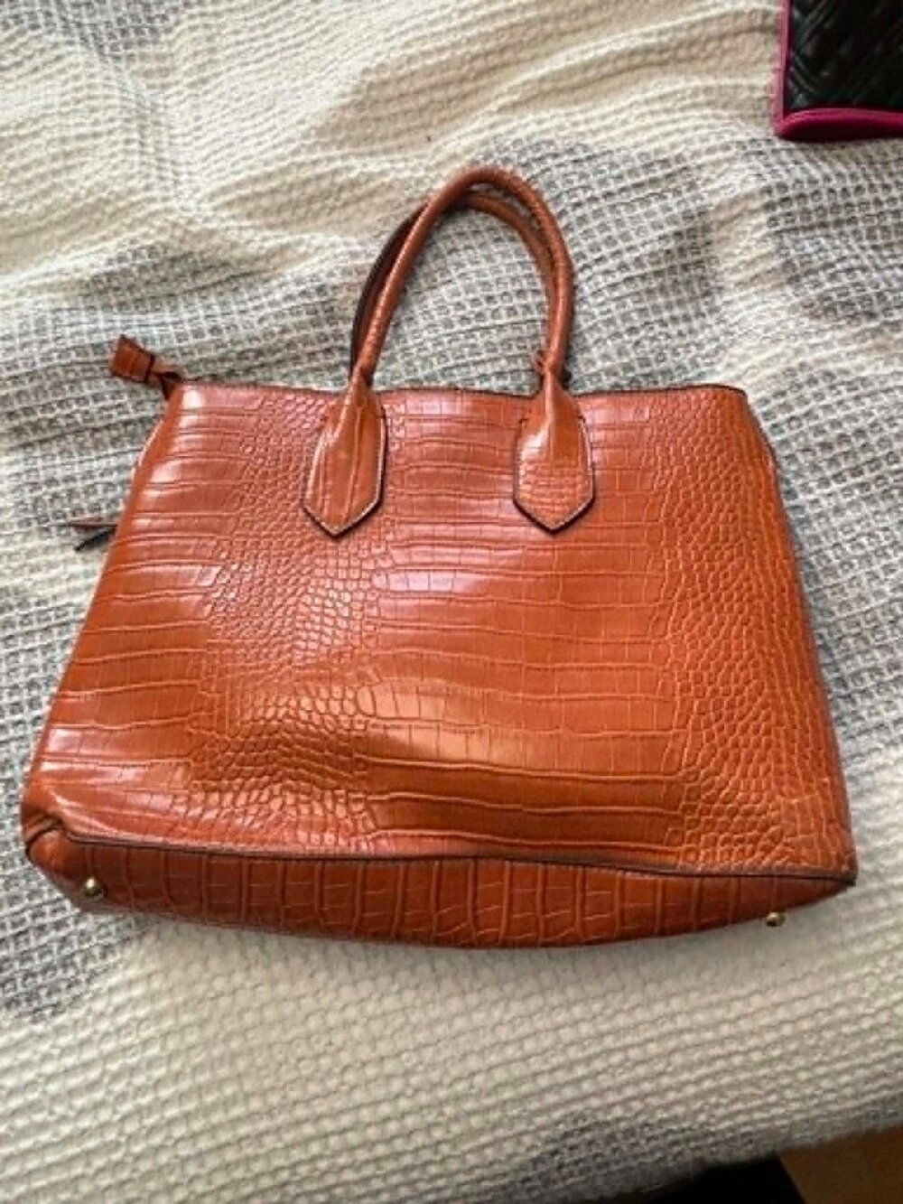 Leather bag found in a thrift store